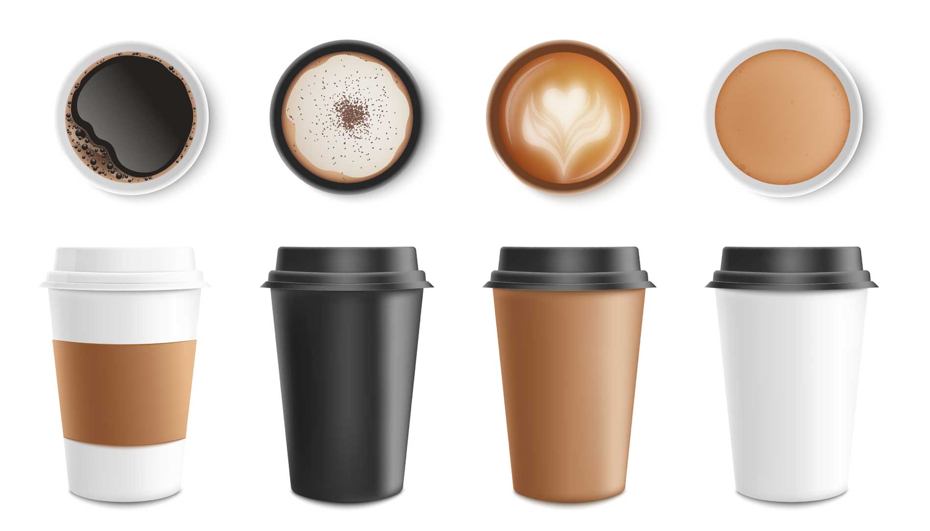 16 oz hot cups with clearance lids