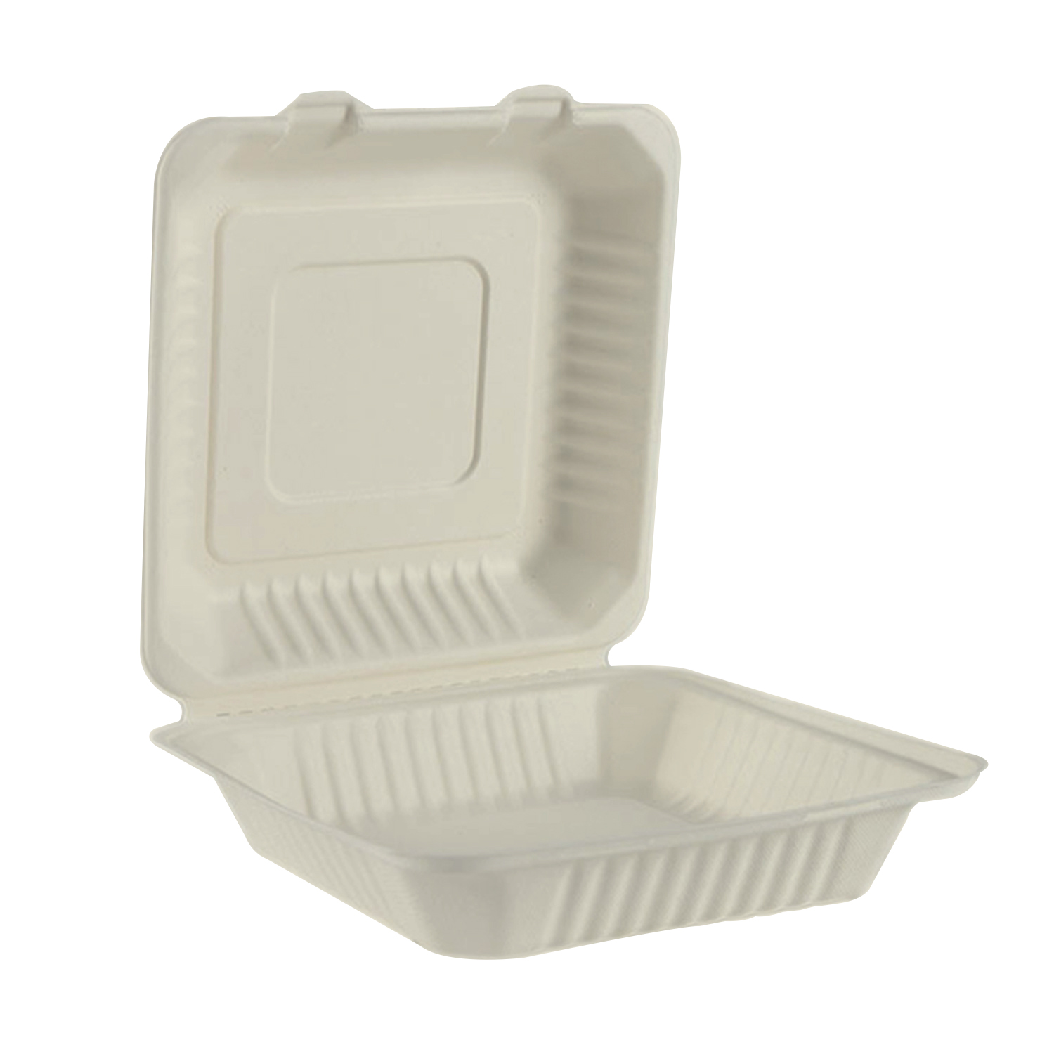 clamshell containers (500 pieces) biodegradable large 9"x9"