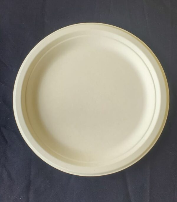 8" plates biodegradable medium (500 pcs/ctn)