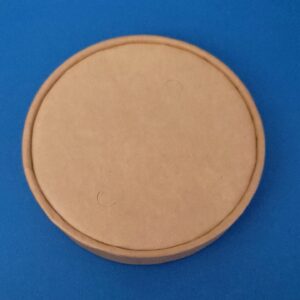 kraft paper lids soup cups 12/16 oz