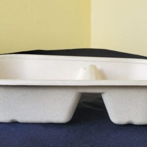 850ml, 2 compartment food container (500 pcs/ctn)